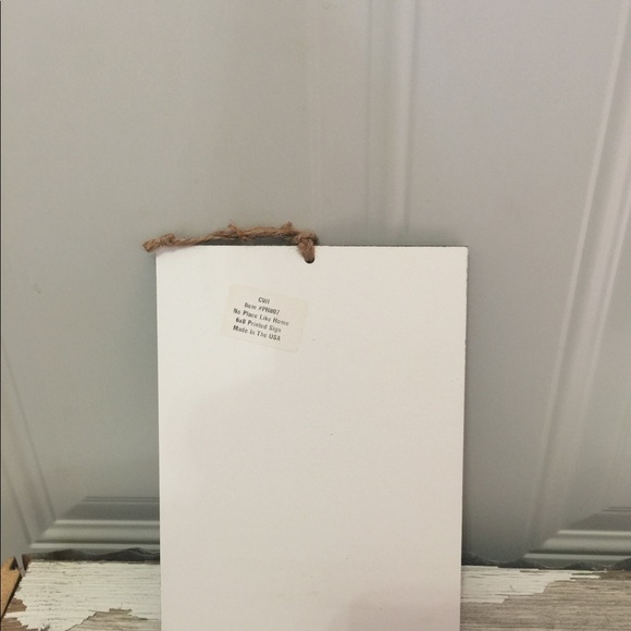 NWT No Place Like Home Wooden Sign - Picture 3 of 3